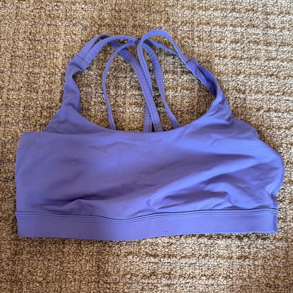 Lululemon Purple Sports Bra with Racerback Design